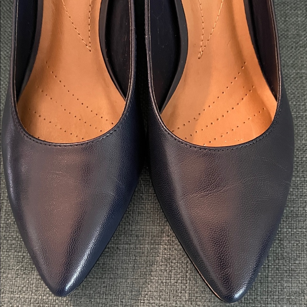 Clarks Navy Blue Women's Heels